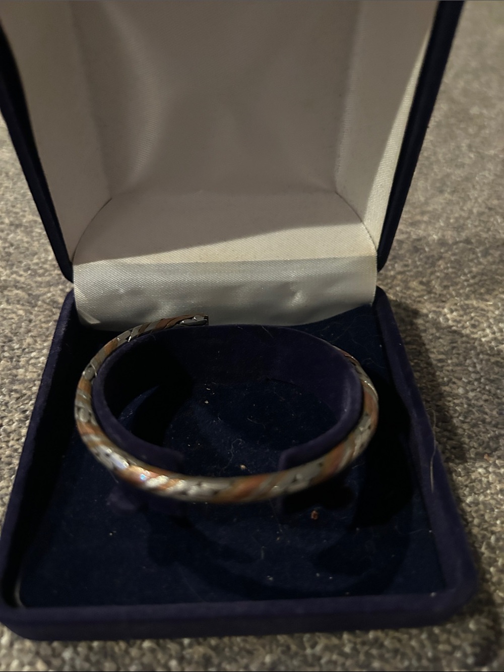 Metal and Bronze Twist Bangle Bracelet - Women Jewelry - Original from 🇰🇪 Kenya.